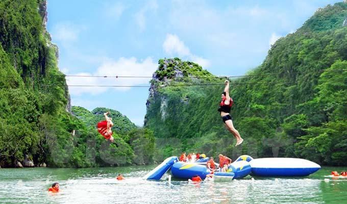 Phong Nha Midtown Hotel Cu Lac Exteriör bild